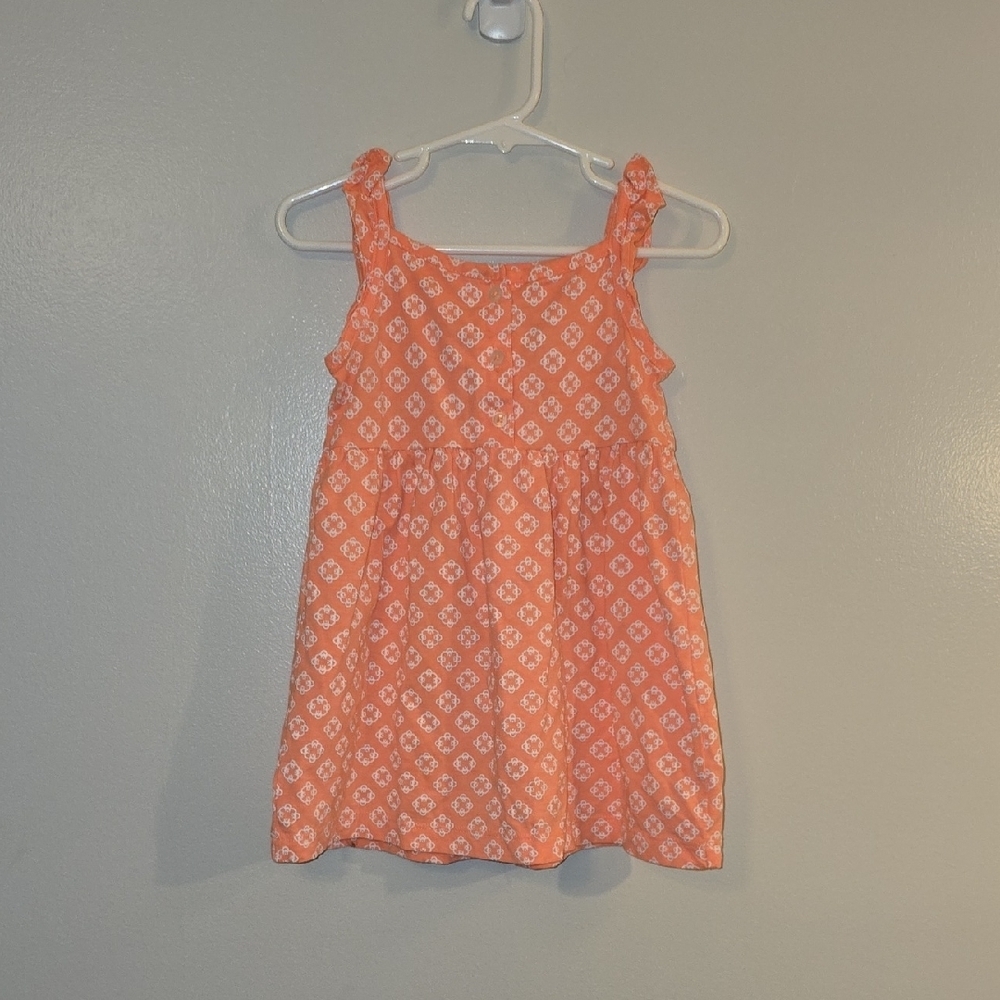 Carter's Coral Floral Casual Summer Sun Dress LOT-S